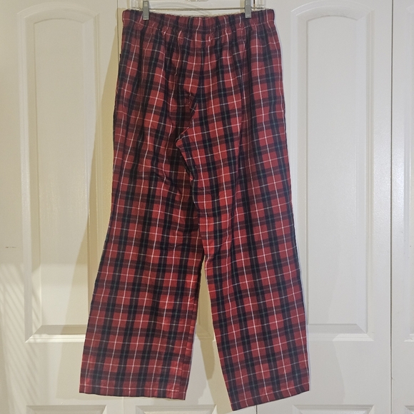 Disney Store Pajama Pants Womens XL Red Plaid Loungewear - Picture 5 of 7